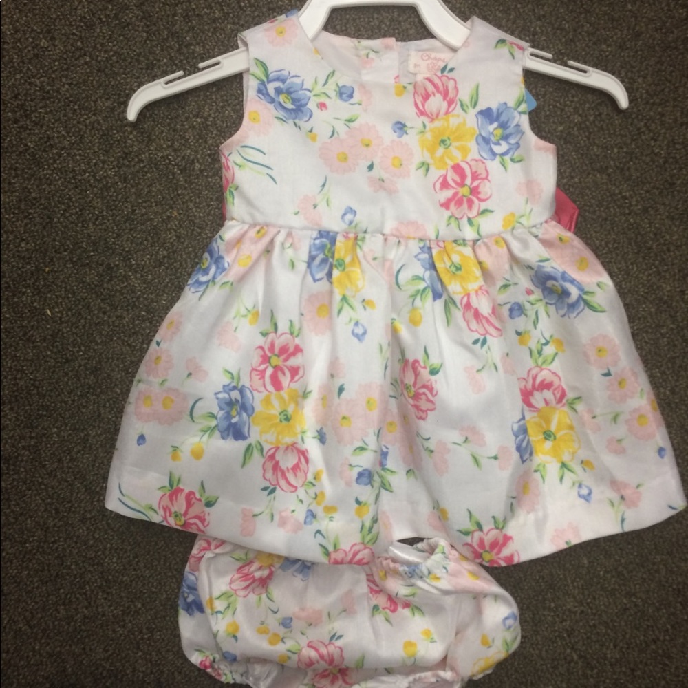 0-3 or NBmonth floral dress